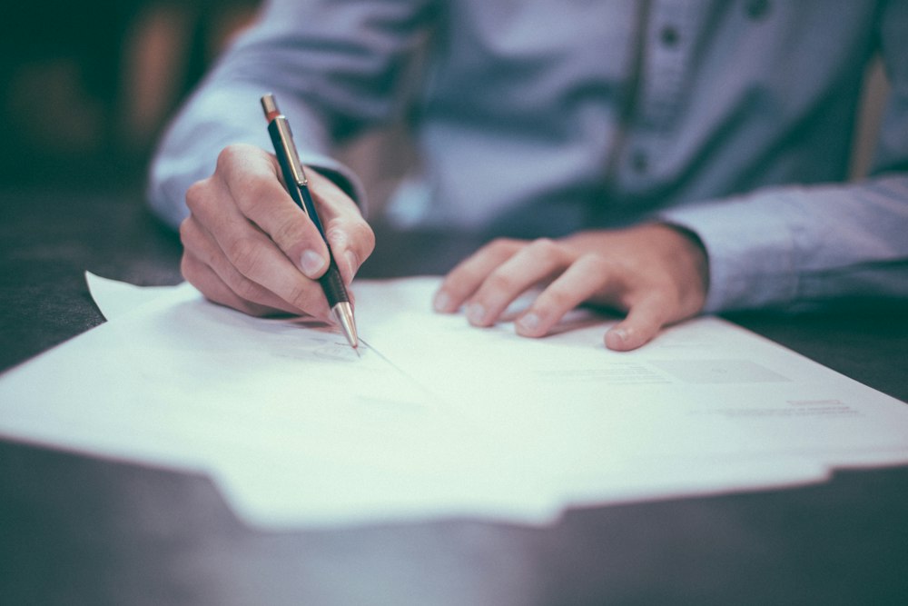 Signing property contract - about SampleConvey